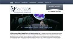 Desktop Screenshot of nsiprecision.com