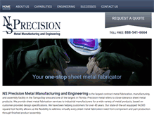 Tablet Screenshot of nsiprecision.com